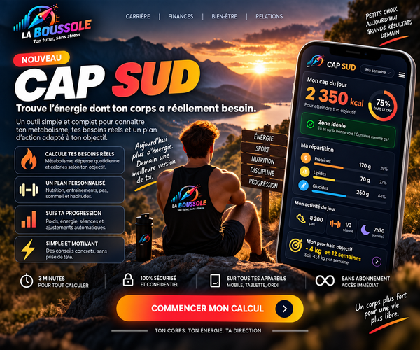 CAP SUD — Trouve l'énergie dont ton corps a réellement besoin — La Boussole